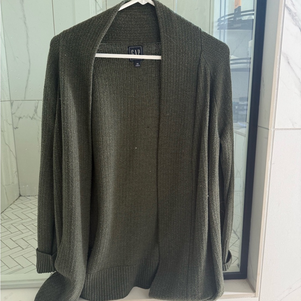 GAP Deep Olive Cardigan
